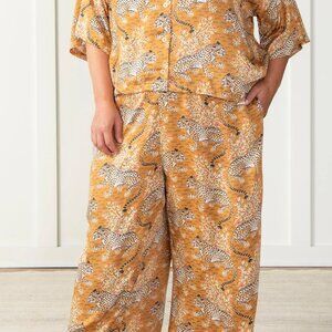 Printfresh eco satin pajama pants set